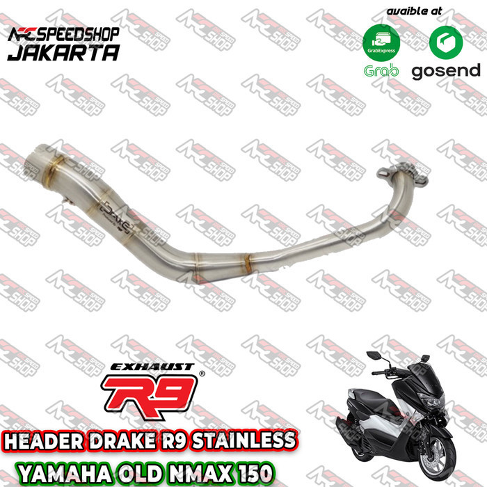 [Original] Header Knalpot R9 Drake Yamaha Old Nmax 150 Leher Knalpot R9 Terbatas