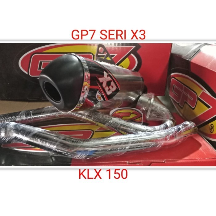 [Original] Knalpot Gp7 X3 Buat Klx150 Terbatas