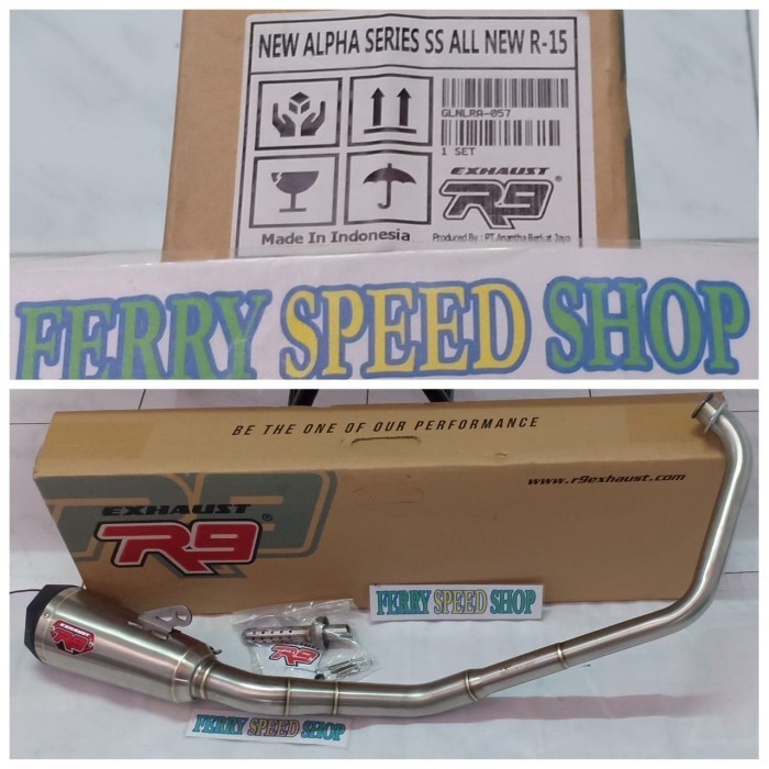 [Original] R9 New Alpha Series Yamaha New R15 V3 Knalpot R9 New Alpha R15 New V3 Limited