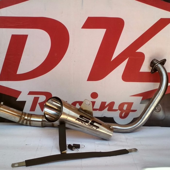 [Original] Knalpot Racing Suzuki Thunder 125 Sc Gahar Fullsystem Limited