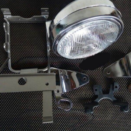 [Ori] Lampu Bulat Ninja Ss/Victor/Hma Set Breket Original Kawasaki Terbatas