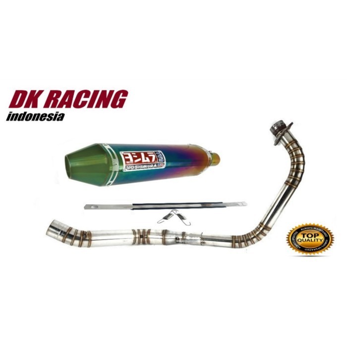 [Original] Knalpot Fulcacing Satria Fu Injection Lama Yoshimura Usa Rainbow 4 Terbatas