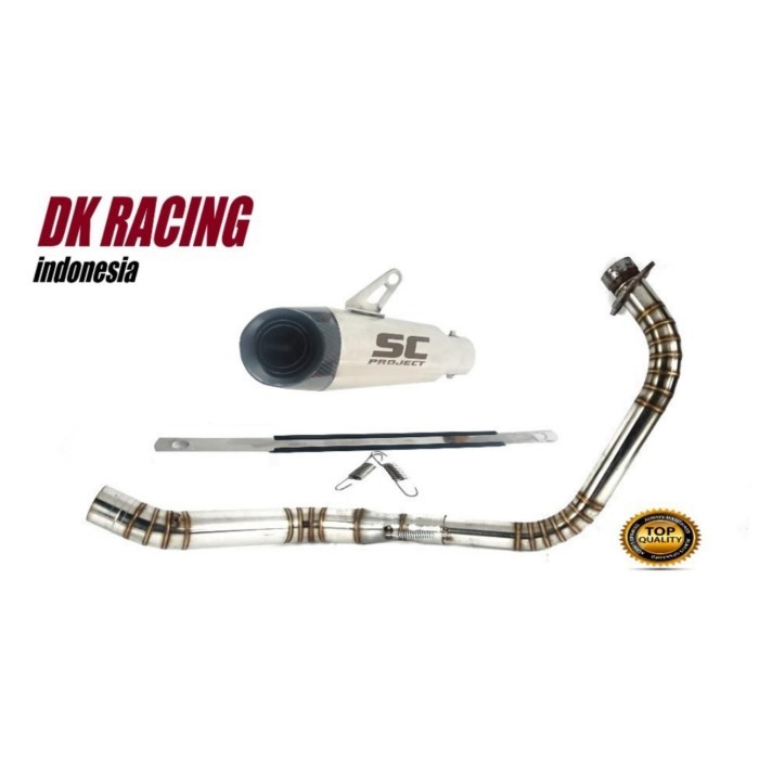 [Original] Knalpot Racing Yamaha Jupiter Mx King 150 Fullcacing Sc Project New Berkualitas