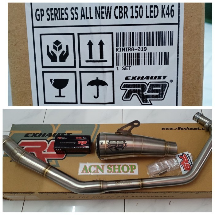 [Original] Knalpot Racing All New Cbr 150 K46 Knalpot R9 Gp Series Cbr150 Lokal Terbatas
