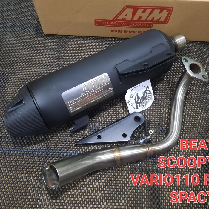 [Original] Knalpot Ahm Beat Scoopy Vario Fi 110 Sapcy Ahm Malaysia Knalpot Racing Berkualitas