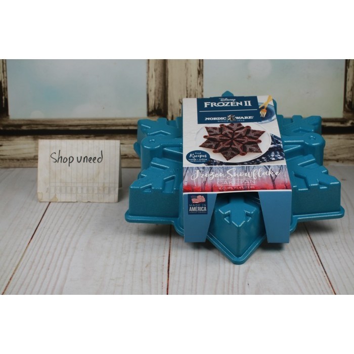 

[New Ori] Loyang Kue Nordic Ware Disney Frozen 2 Cast Snowflake Cake Pan Diskon