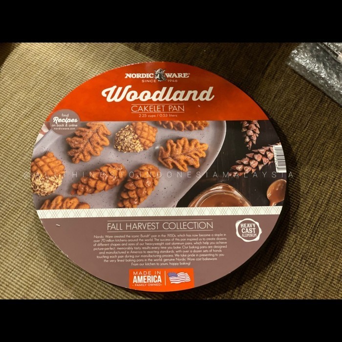 

[New Ori] Original 100 Nordic Ware Loyang Kue Pan By Nordic Ware Woodland Terbatas