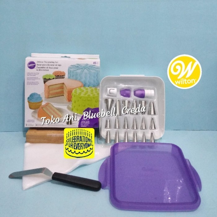 

[New Ori] Wilton Deluxe Decorating Piping Tip Set 46 Pcs Terbaru