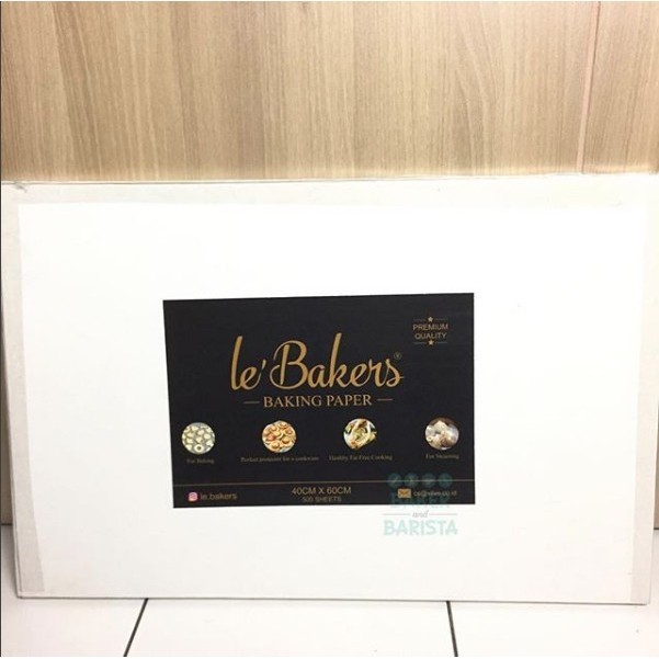 

[New Ori] Le Bakers Baking Sheet 60X40Cm 500Sheet / Dus Kertas Roti Premium Limited