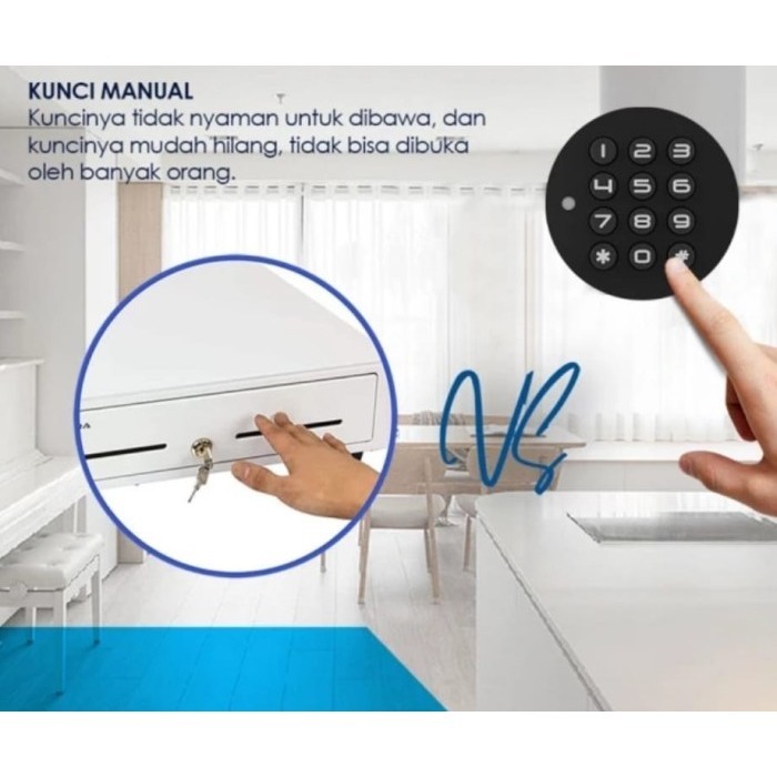 KLS KUNCI LACI - KUNCI LEMARI ELEKTRIK - DIGITAL CABINET LOCK