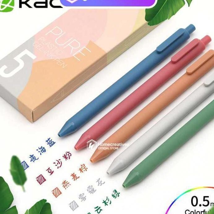 

Kaco Pure Morandi I Gel A Pul 0.5Mm 5 Pcs (Colorful Ink)