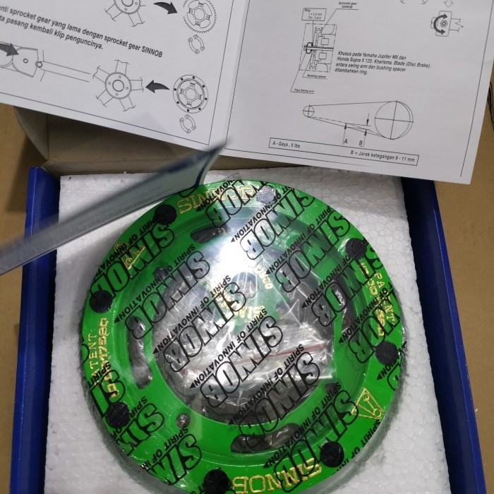 ✅Baru Gear Set Sinnob Klx 150 Hijau Limited