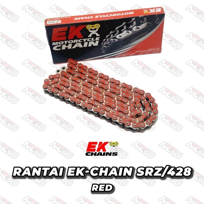 ✅Baru Rantai Ek Chain Japan Srz / 428 - Red Ek Chain Rantai Limited