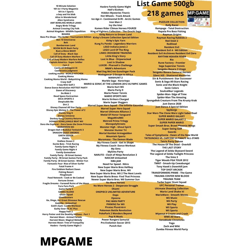 [LIMITED QUALITY] Nintendo Wii 500gb HDMI Disk Full Games / Gamecube Game Cube Garansi 3 Bulan