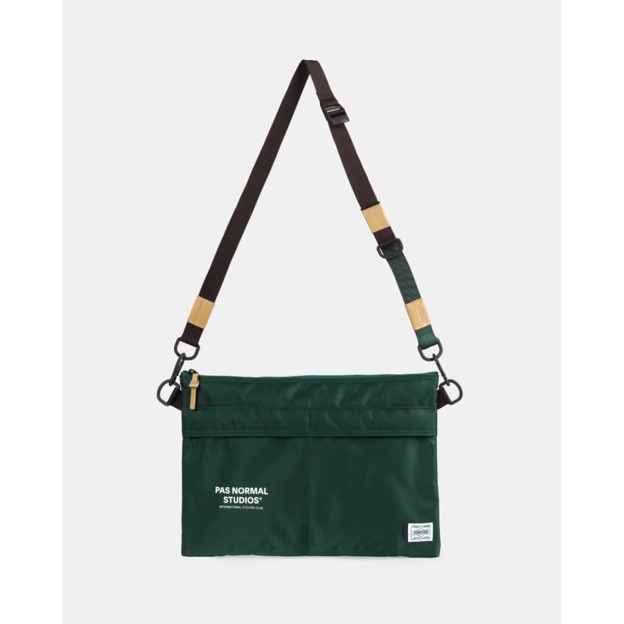 ✅New Pas Normal Studios Pns X Porter Yoshida Musette Bag Deep Green Terbaru