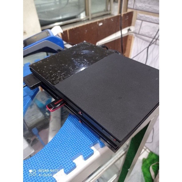 [LIMITED QUALITY] PS2 Slim mesin matrix tinggal beli flashdisk/harddisk tinggal main + kabel2