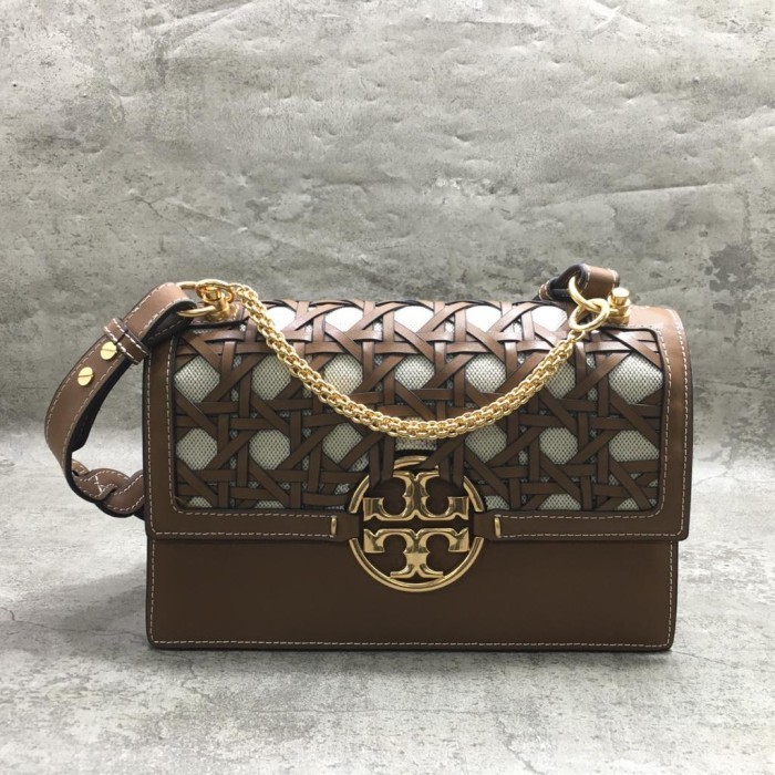 ✅New Tb Miller Basket-Weave Shoulder Bag Limited