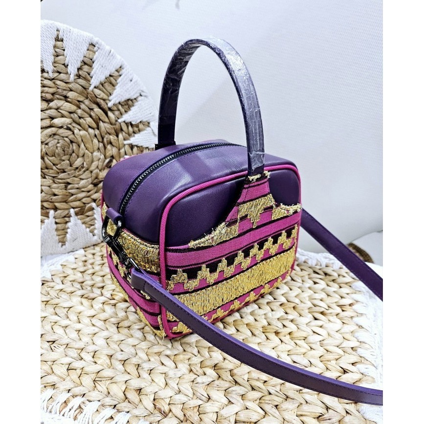 ✅New Tas Ketok 2773 Tapis Tangan Asal Lampung Mix Dengan Kulit Sapi Asli Terbaru