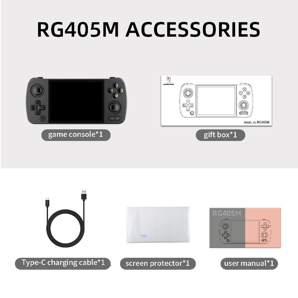 [LIMITED QUALITY] ANBERNIC RG405M - Dual Mode Emulator Retro Game Handheld Console - Game Konsol