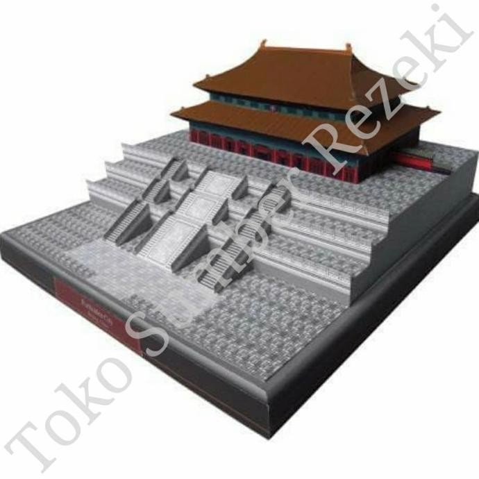 

Figure Gedung Papercraft Forbidden City DIY Paper Craft China Menara