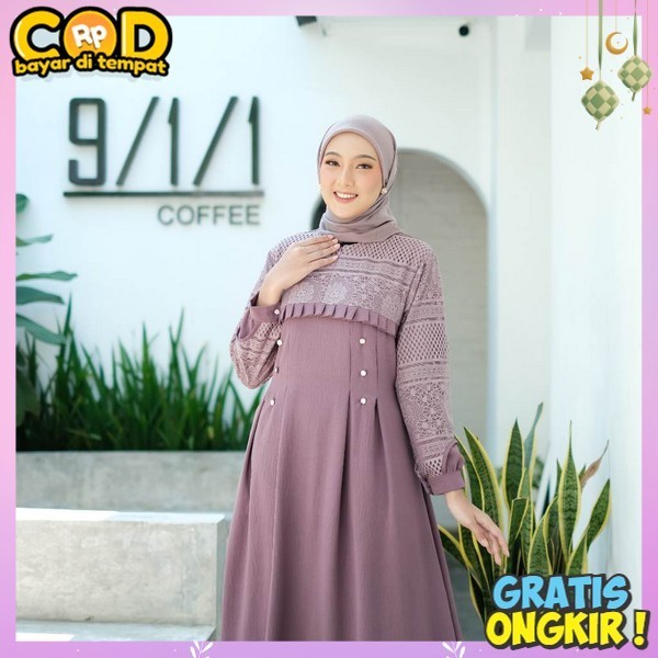 Gsmis Muslim Buat Lebaran Ori Modern Gamus Dres Syar'I Syari Sar I Saryi Sari Perempuan Lebaran2024 