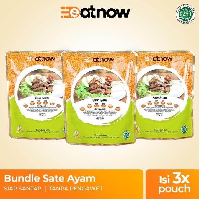 

EatNow Bundle Sate Ayam - Makanan Instan - Makanan Siap Saji