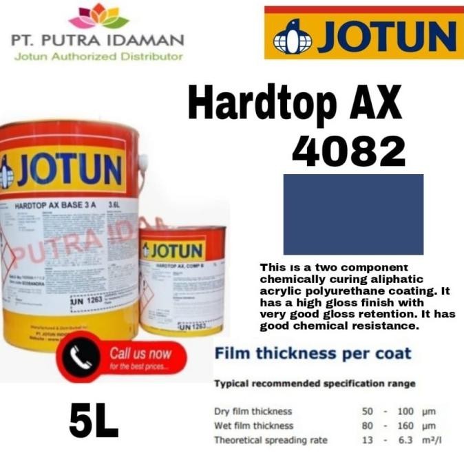 Jotun Cat Kapal / Hardtop Ax 5 Liter / 4082 / Cat Jotun Marine Premium Berkualitas