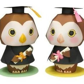 

DIY Miniatur Papercraft Boneka Pinguin Wisuda