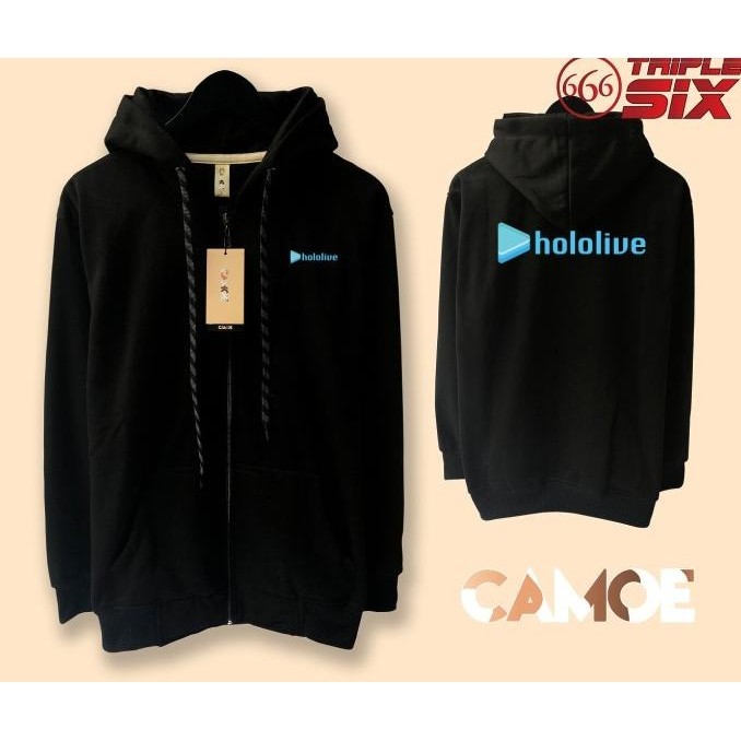 Jaket Hoodie Zipper Anime Hololive Vtuber