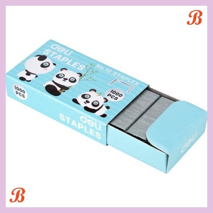 

| KG | DELI STAPLER + FREE REFILL STEPLES NO.10 HEKTER STEPLER DELI E0453