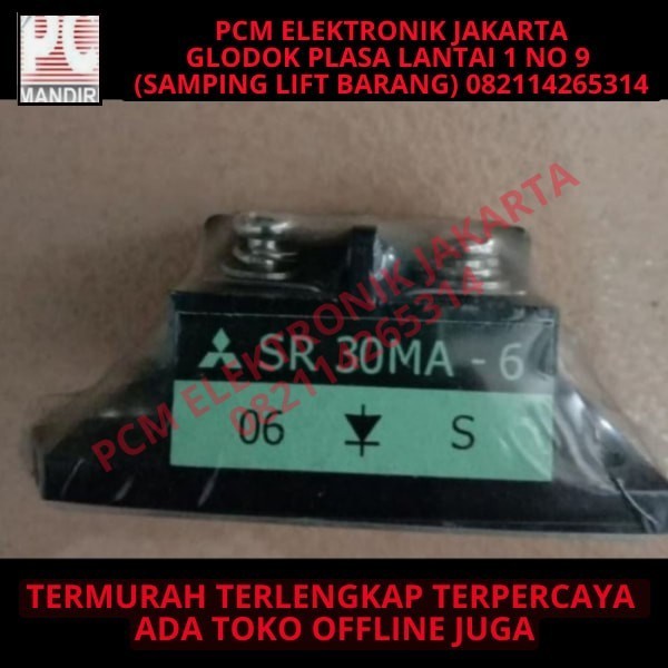 [New Ori] Dioda Diode Baut Stud Module Mitsubishi Sr30Ma-6 Sr 30Ma Sr 30 Ma Ori Limited
