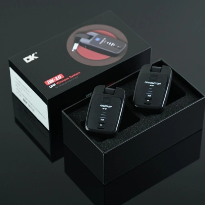 [Ori] Dk Iw-10 Uhf Wireless Gitar Bass Biola Keyboard Dk Iw 10 Wireless Terbaru