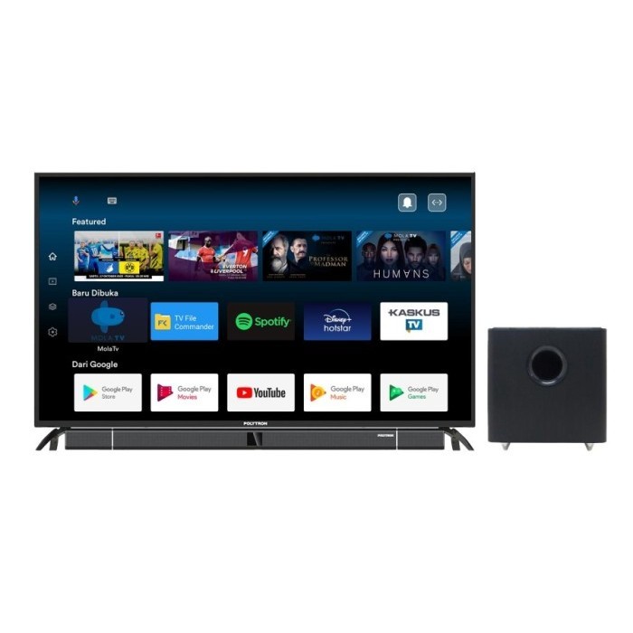 [New] Polytron Led Tv Smart Cinemax Soundbar 4K Pld 50 Bua 8859/ 50Bua8859 Terbatas