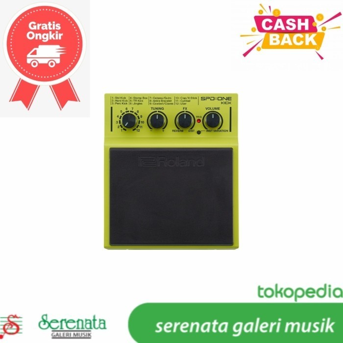 [New] Roland Spd1K One Kick Pad Percussion Pad / Roland Spd 1K / Spd1K Diskon
