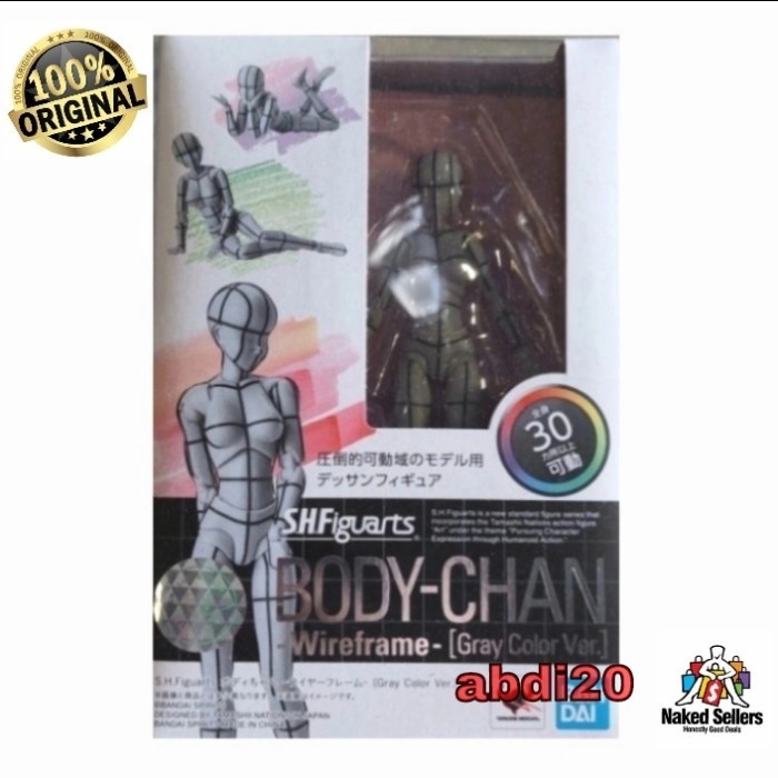 [Ori] Shf Body Chan Wire Frame Gray Color Ver. Limited