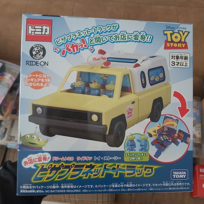 [Original] Tomica Dream Ride On Toy Story Disney Pizza Planet Truck Terbatas