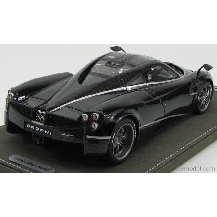 [Original] 1:18 Bbr Model Pagani Huayra Black Mica Diecast Miniatur Not Autoart Berkualitas