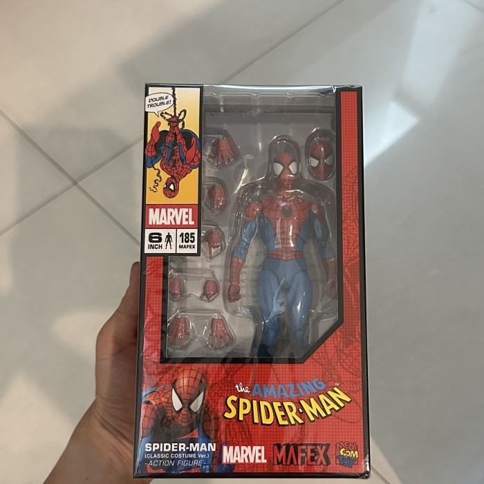 [Ori] Mafex Spiderman 185 Spiderman Comic Version New Misb Limited