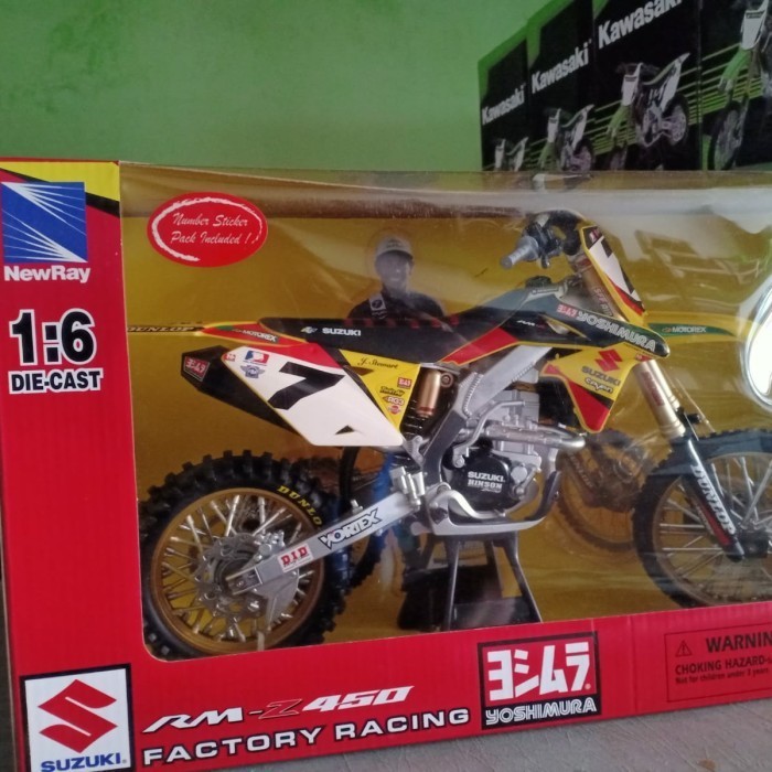 [Original] Diecast Miniatur Motor Trail Suzuki Rmz 450 Terbaru Terbaru
