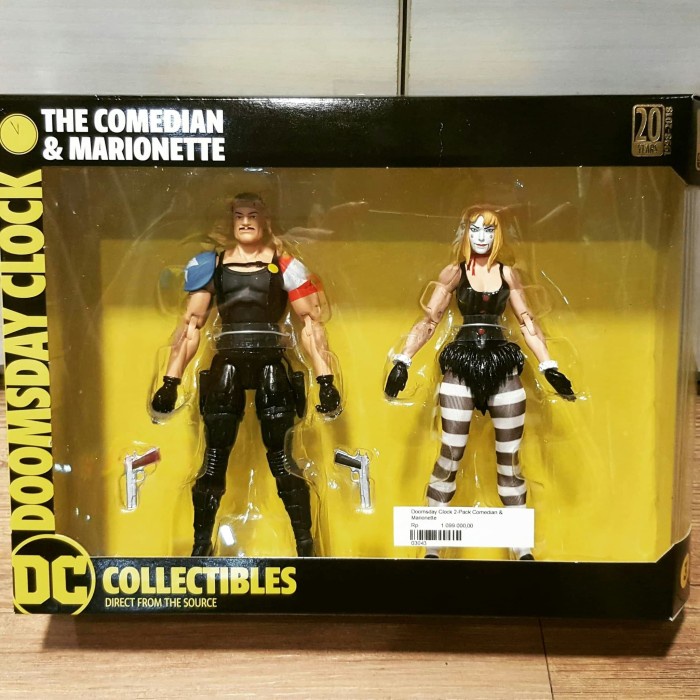 [Original] Dc Collectibles Doomsday Clock 2-Pack Comedian  Marionette Watchmen Diskon