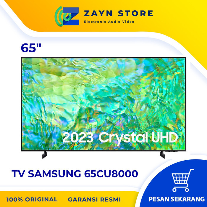 [New] Samsung 65Cu8000 Crystal Uhd Smart Tv 65 Inch / Ua65Cu8000 / 65Bu8000 Terbatas