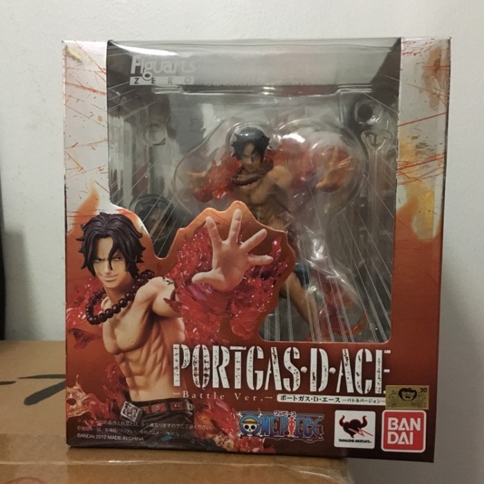 [Ori] One Piece Figuarts Zero Fzo Portgas D Ace Battle Version Diskon