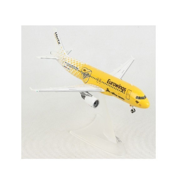 [Original] Herpa 1/200 Eurowings Airbus A320 D-Abdu Hertz 100 Years Terbaru