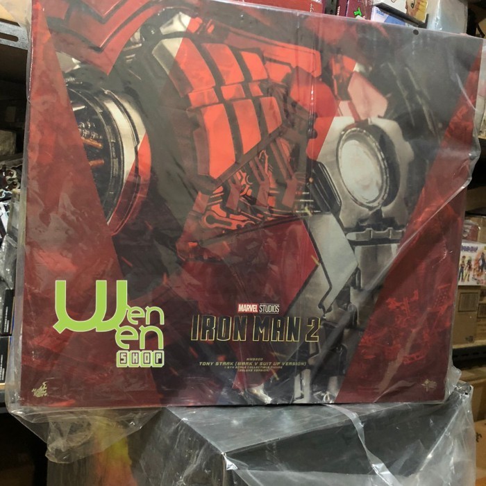 [Original] Hot Toys Iron Man Mark 5 V Suit Up Tony Stark Deluxe Ht Mms600 Mk Fp Diskon