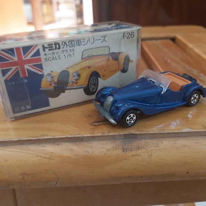 [Original] Tomica F26 Morgan Plus 8 Made In Japan Blue Limited