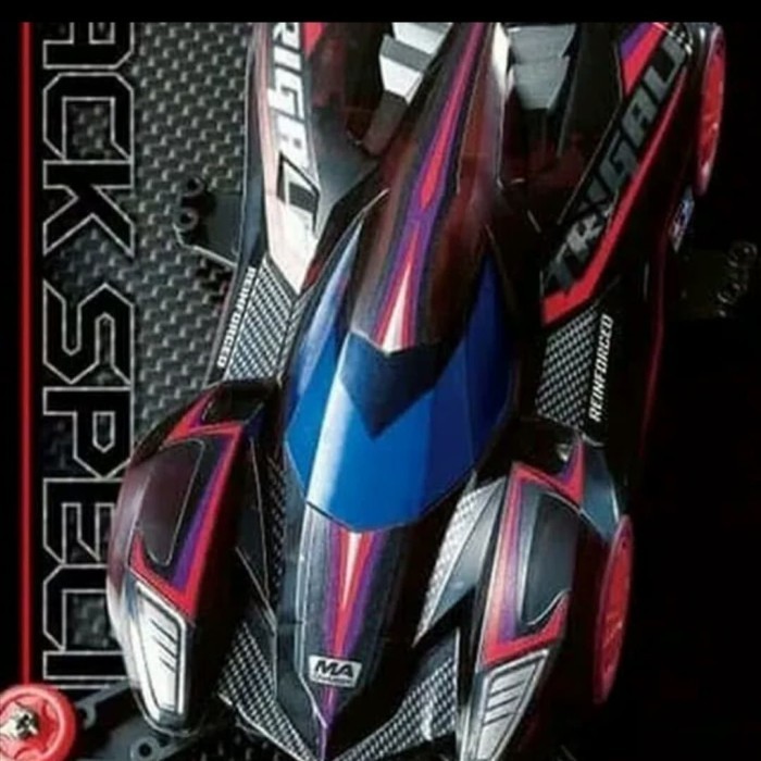 [Original] Tamiya Mini 4Wd Trigale Black Special Terbatas