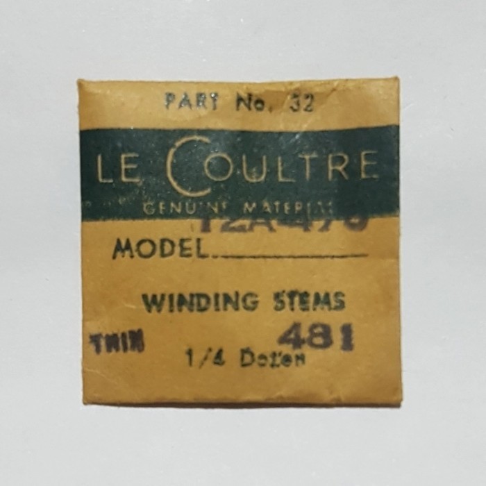 ✅New Stem Jam Jaeger-Le Coultre 481 Terbaru