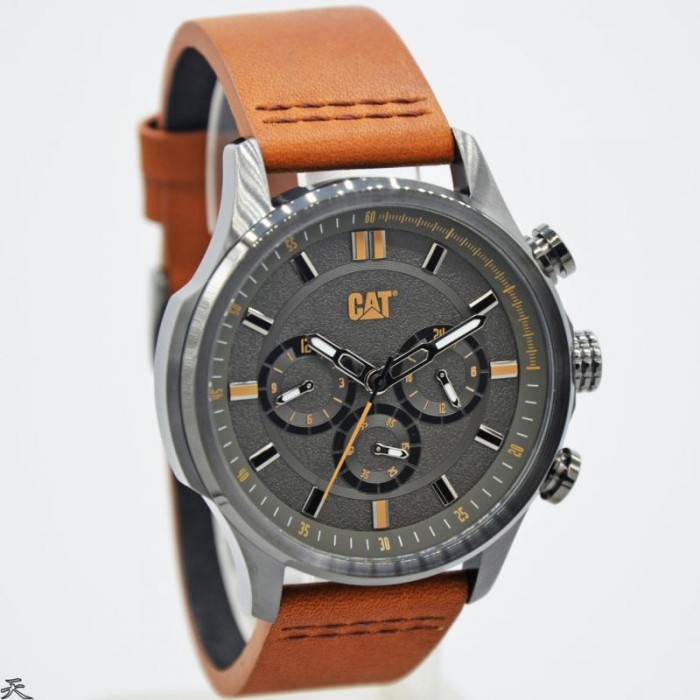 ✅New Jam Tangan Pria Caterpillar Ag-159-35-524 Leather Kulit Original Terbaru