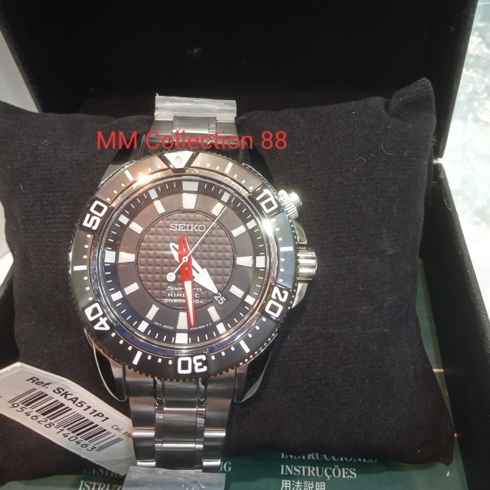✅New Ori Seiko Kinetic Ska511P1 / Ska511 Kinetic Sportura Original  Garansi Berkualitas