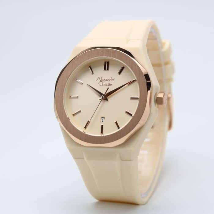 ✅Ready Alexandre Christie 8613Md / Ac8613 Rosegold Cream Original  Garansi Limited